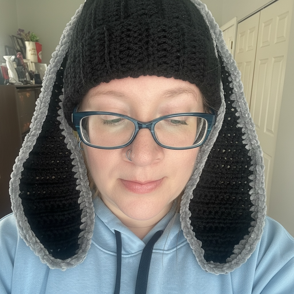 Luna Lop Beanie Crochet Pattern