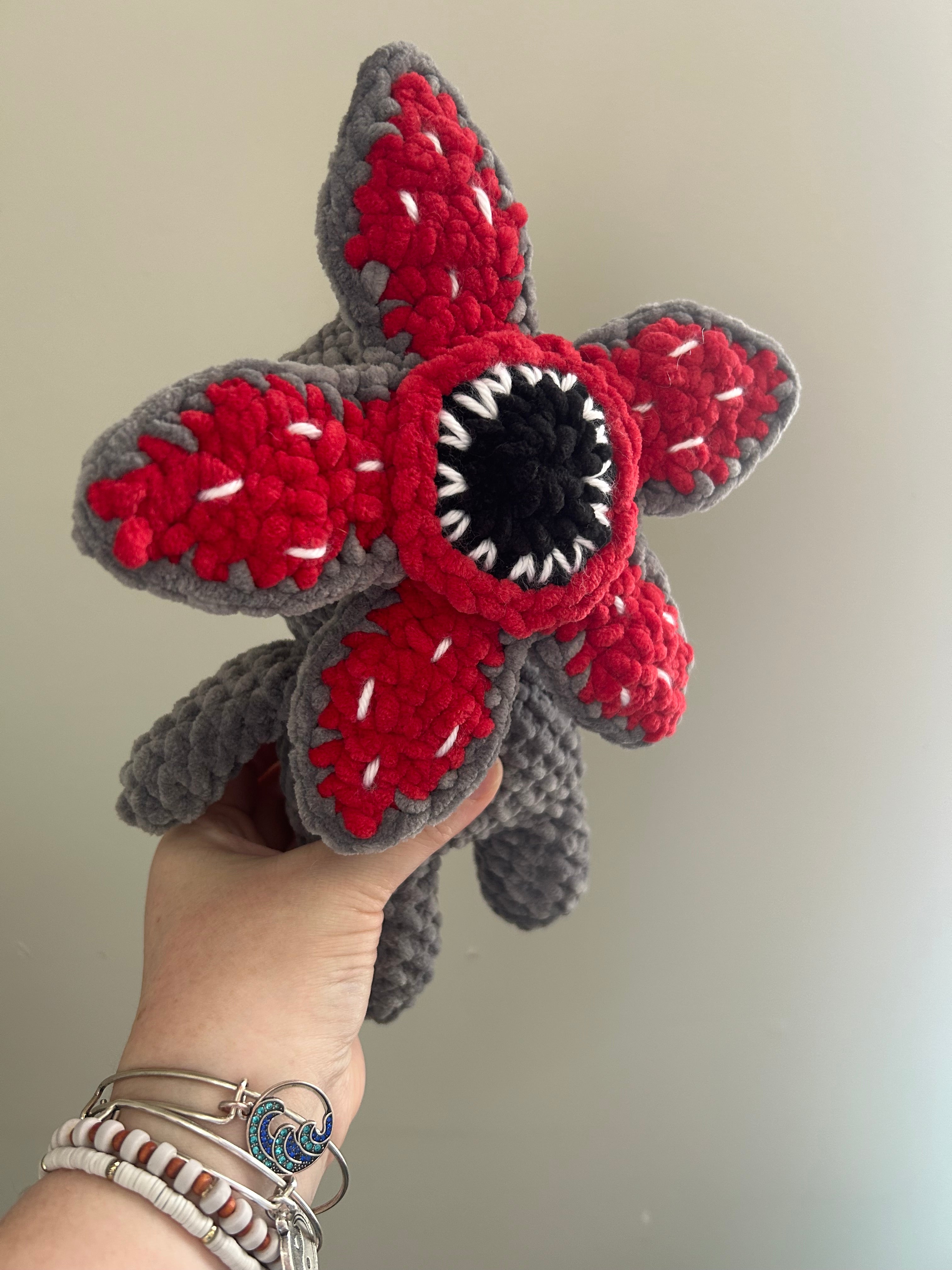 Hand crocheted Demogorgon Plushies
