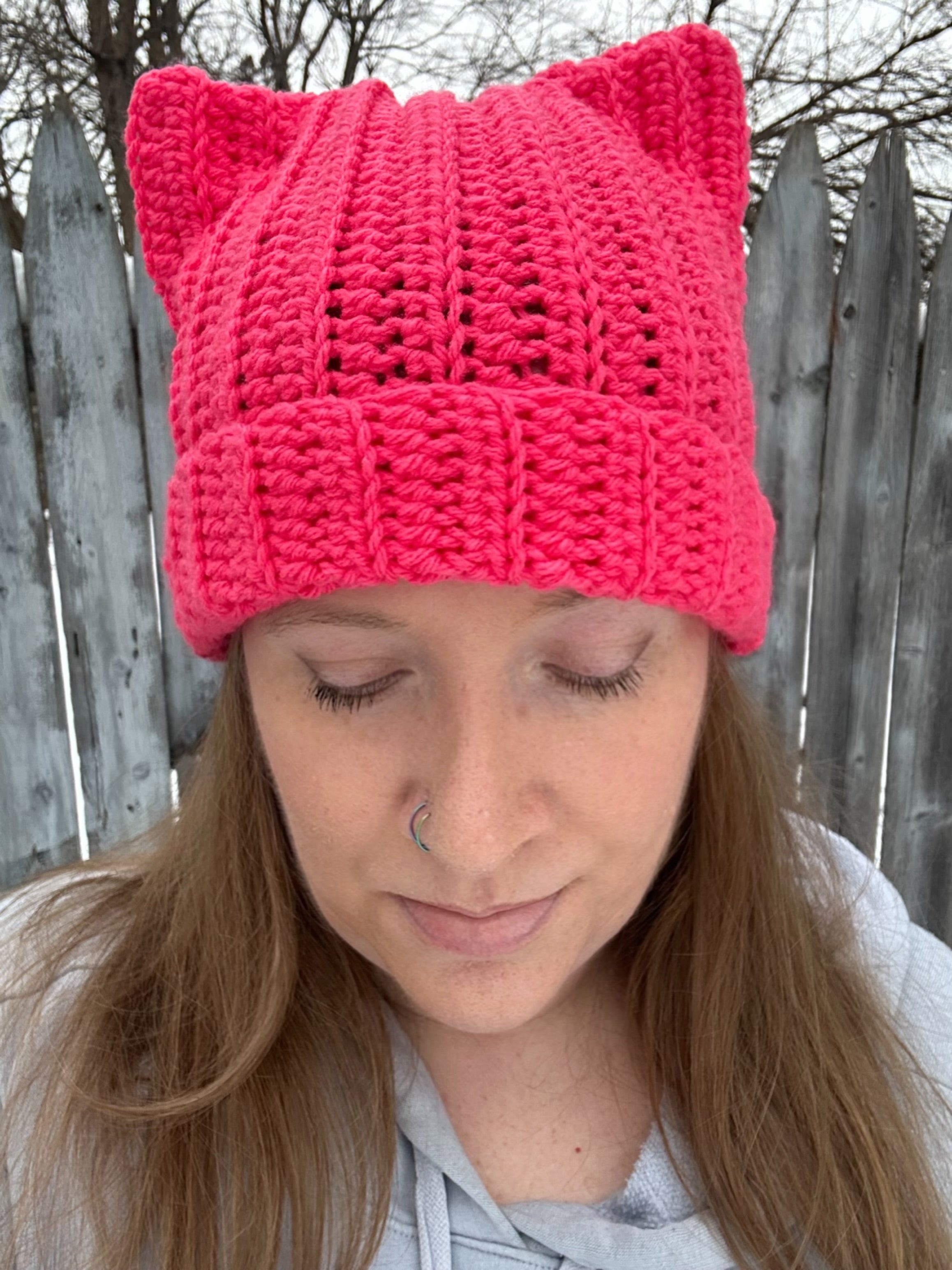 Kat’s Cat Ear Hat Crochet Pattern