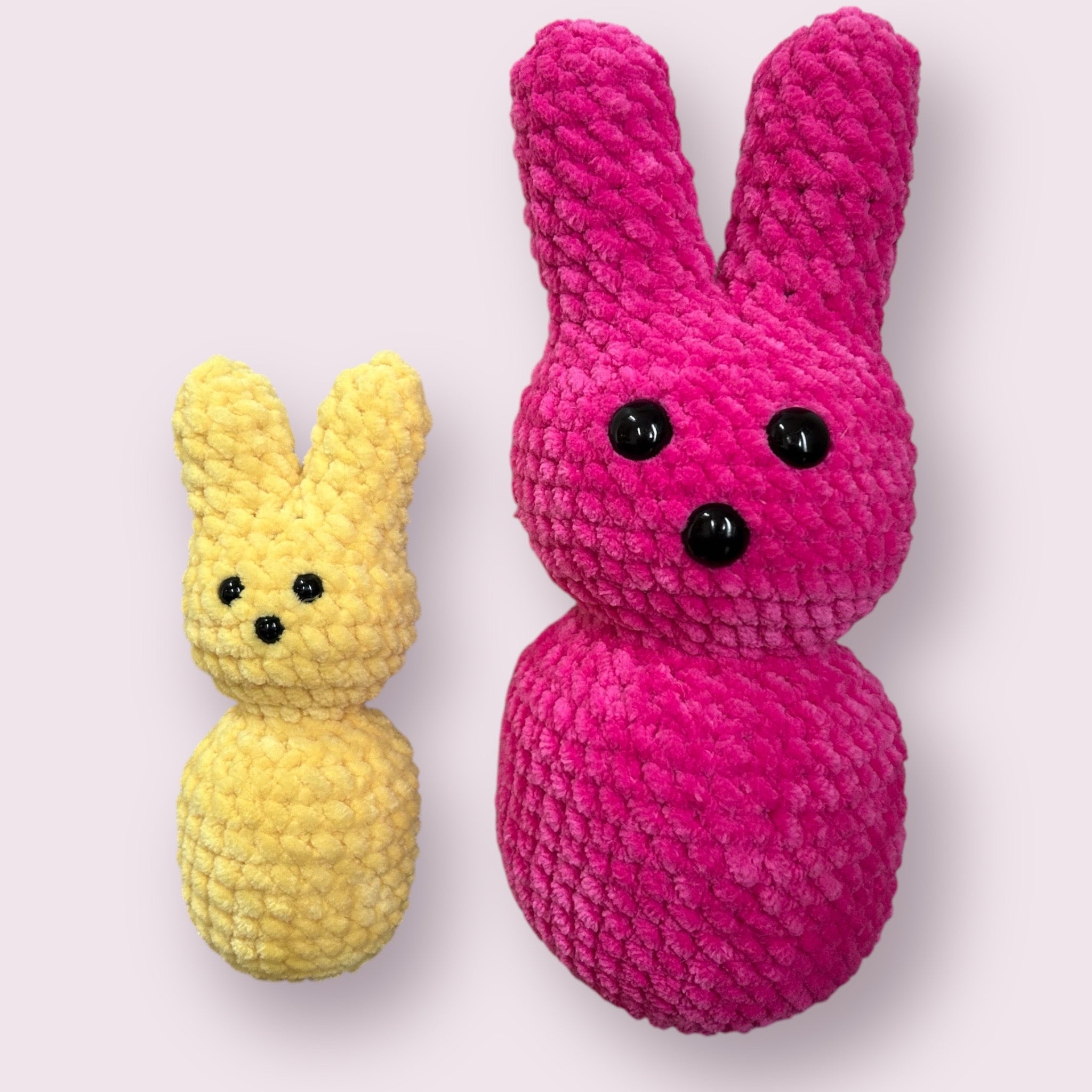 Big and Little Marshmallow Bunny Crochet Pattern