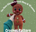 Gingerbread Man and Woman Crochet Pattern