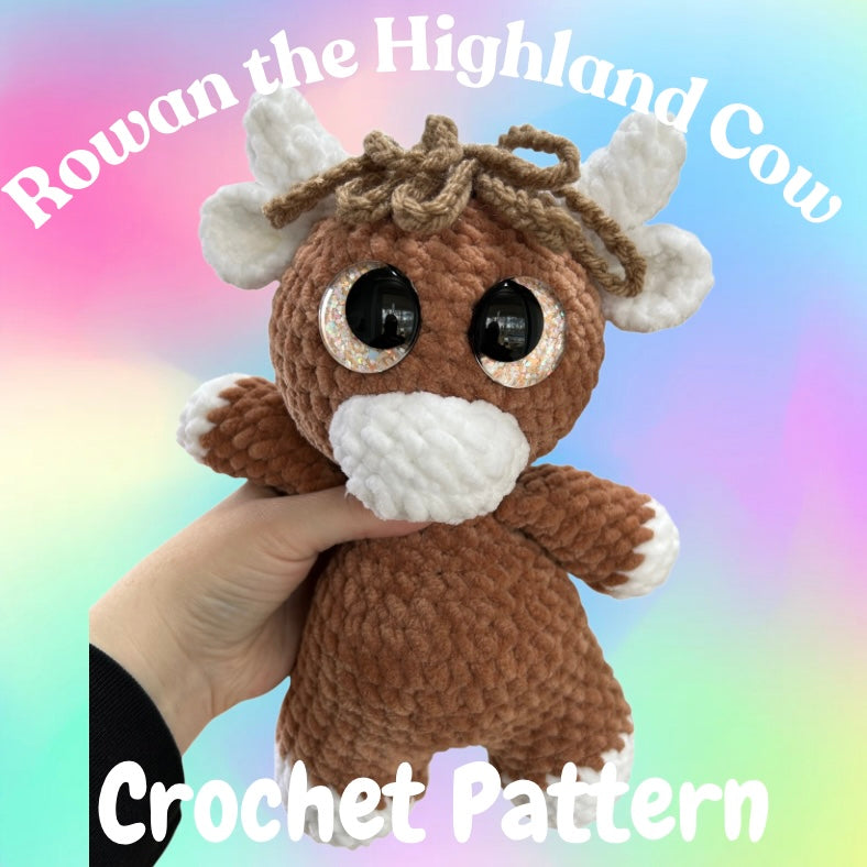 Rowan the Highland Cow Crochet Pattern