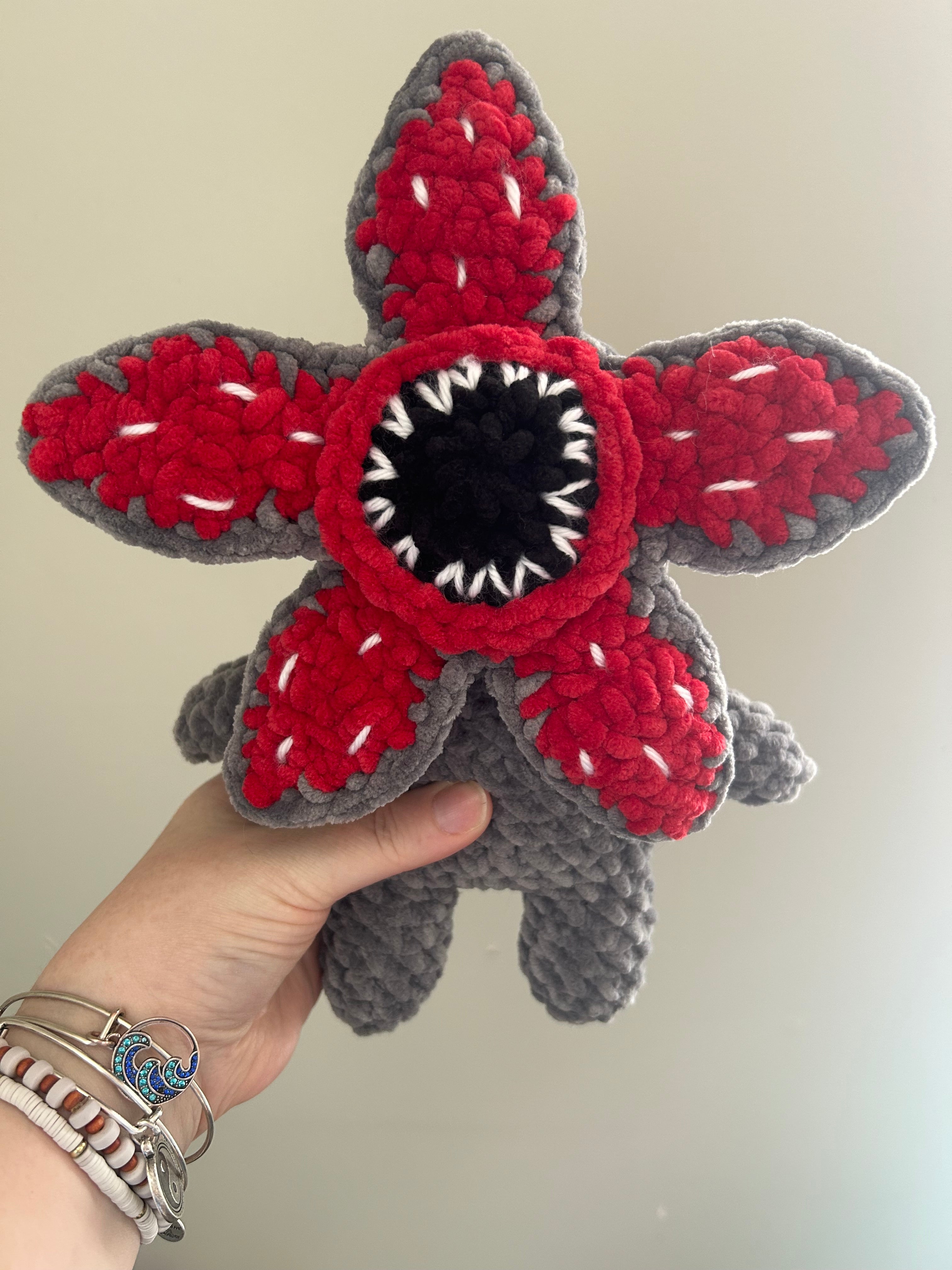Hand crocheted Demogorgon Plushies