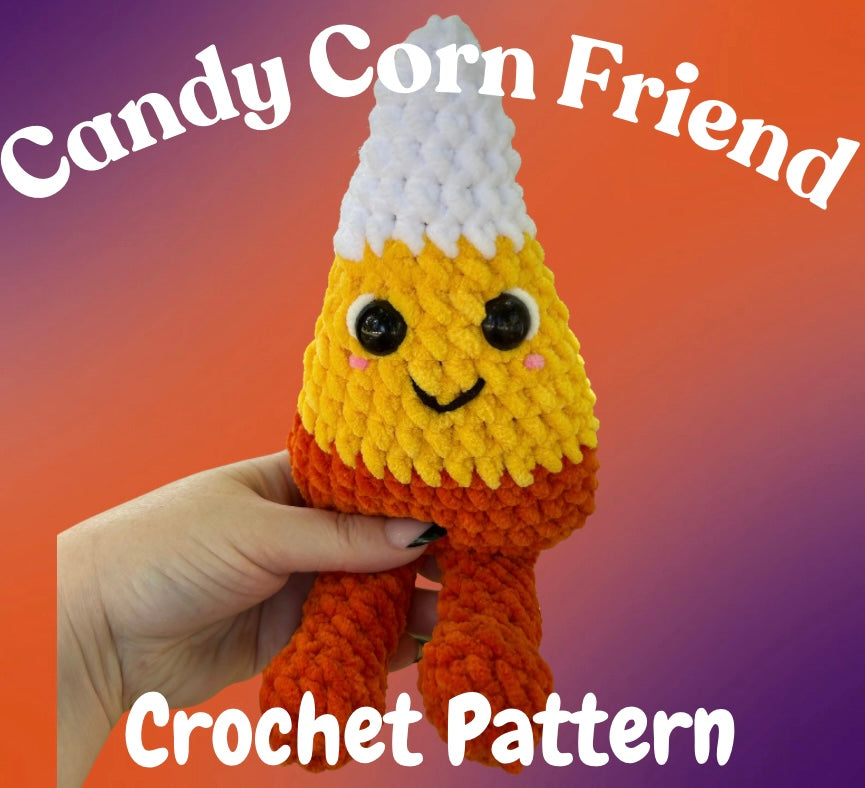 Candy Corn Friend Crochet Pattern