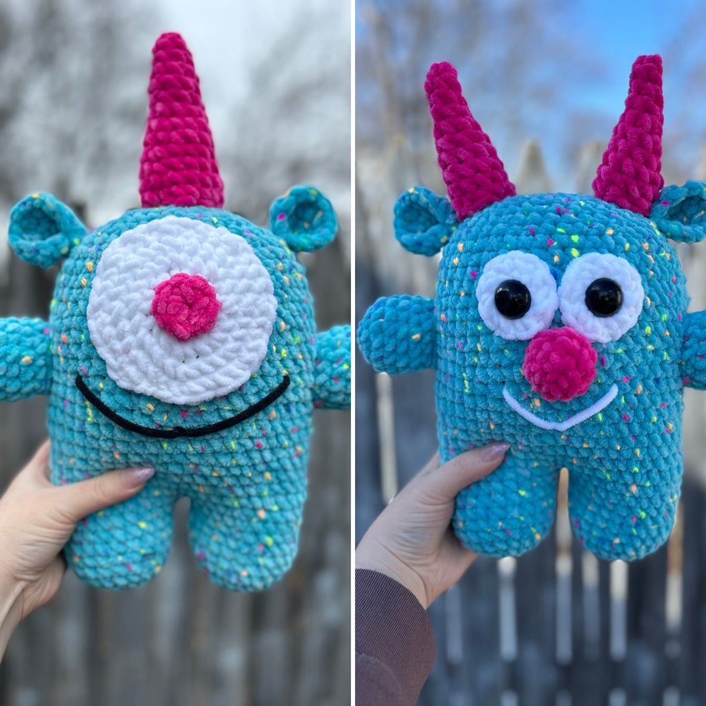Worry Monster Plushie Crochet Pattern