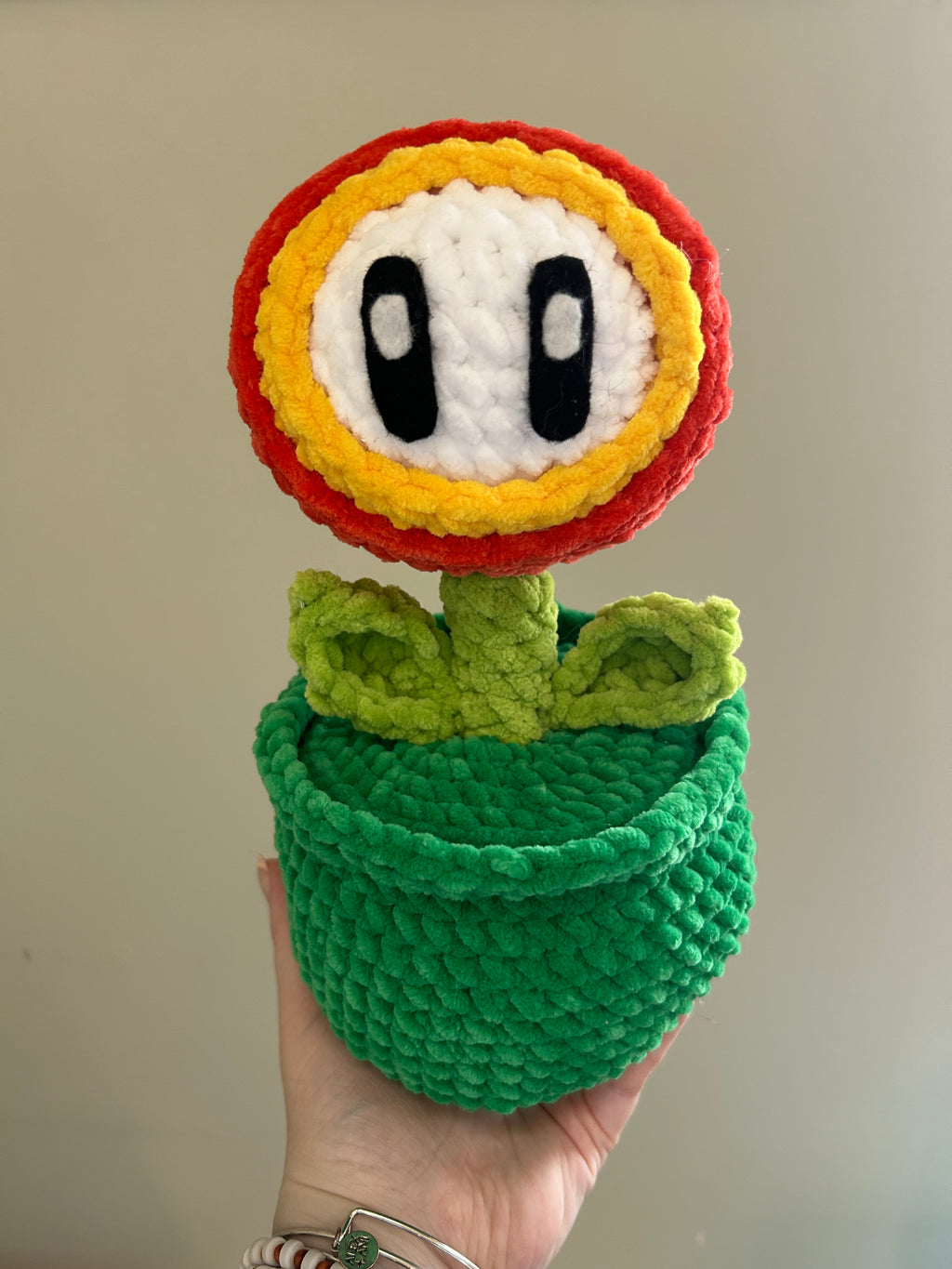 Fire Flower Plushie Crochet Pattern