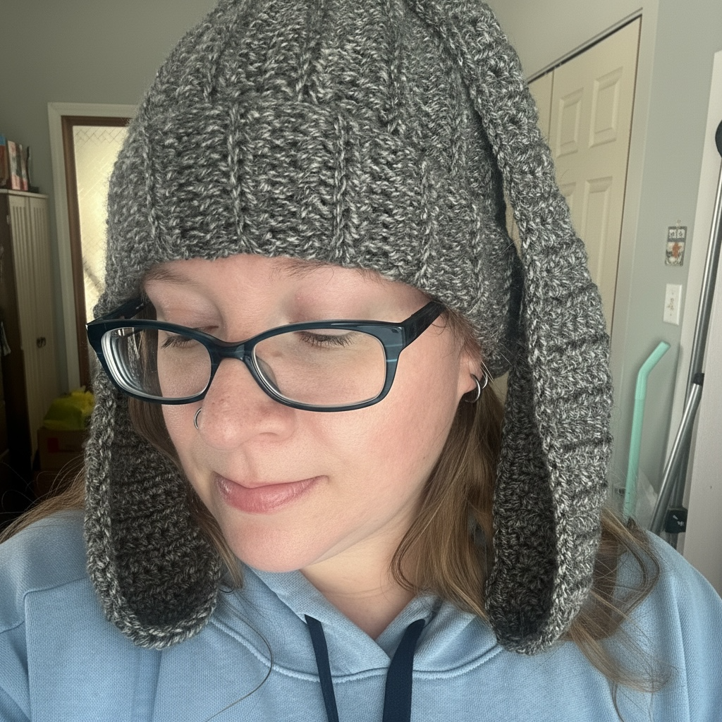 Luna Lop Beanie Crochet Pattern