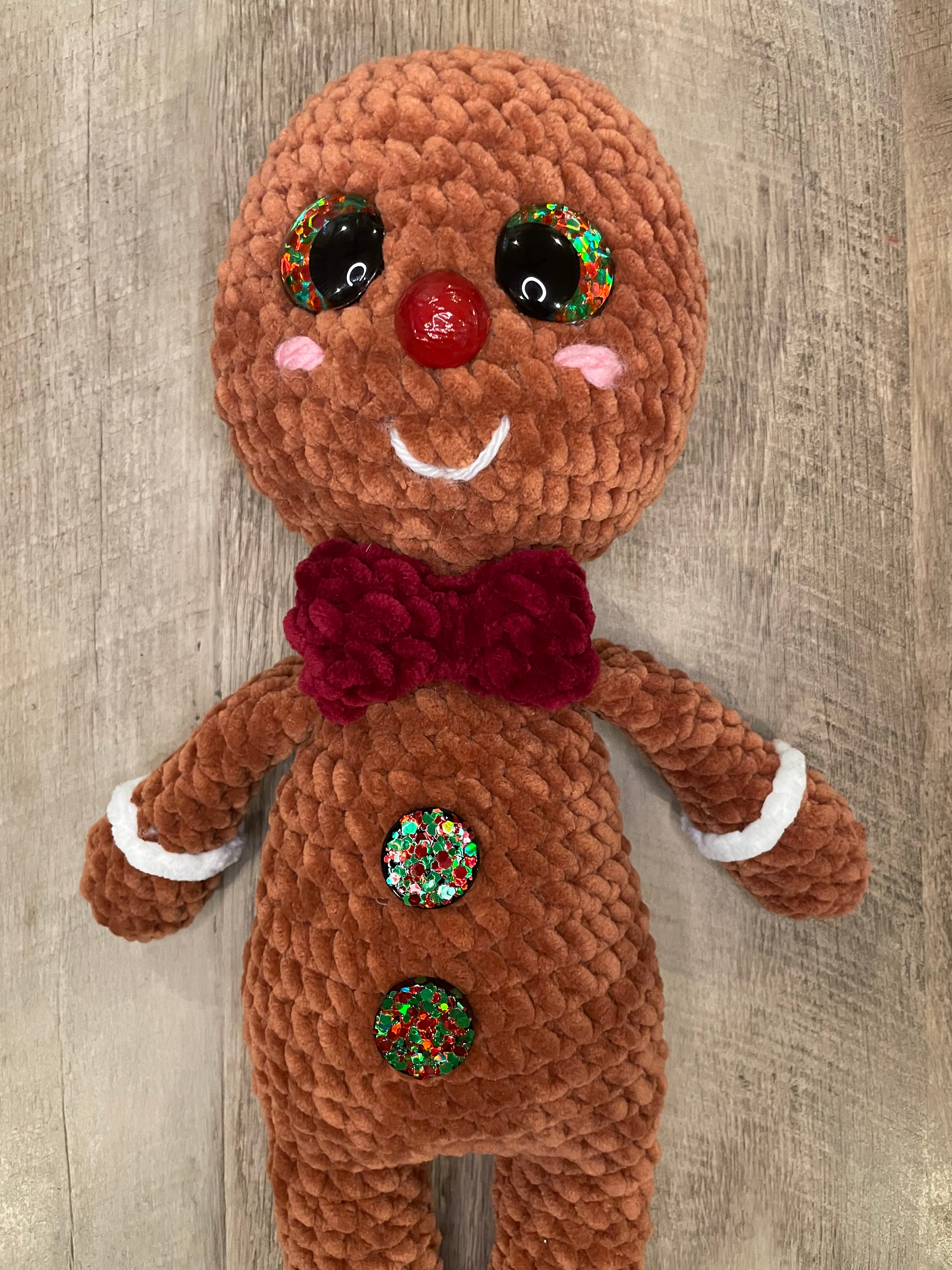 Gingerbread Man and Woman Crochet Pattern