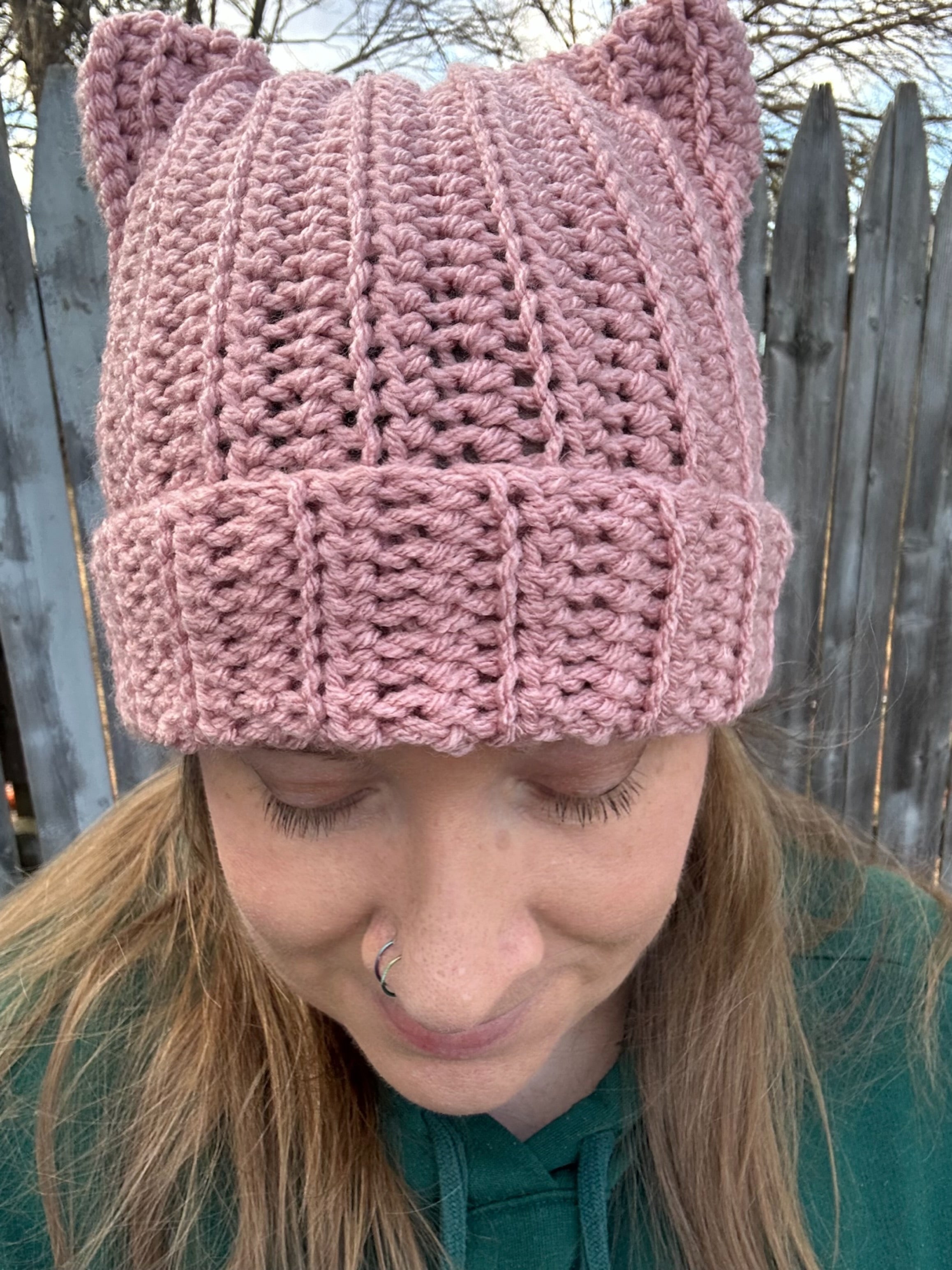 Kat’s Cat Ear Hat Crochet Pattern