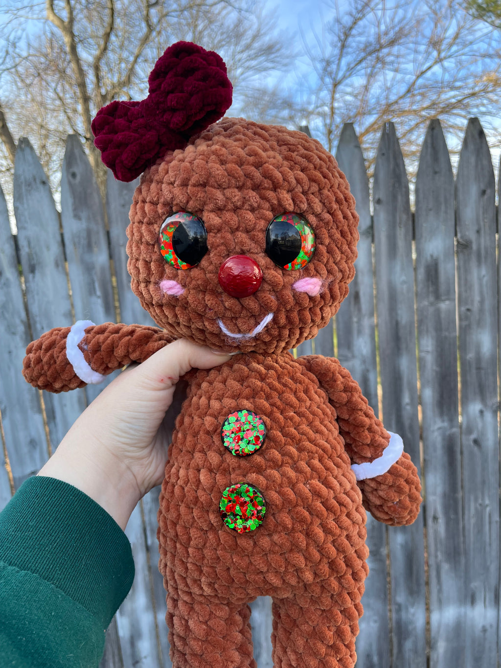 Gingerbread Man and Woman Crochet Pattern