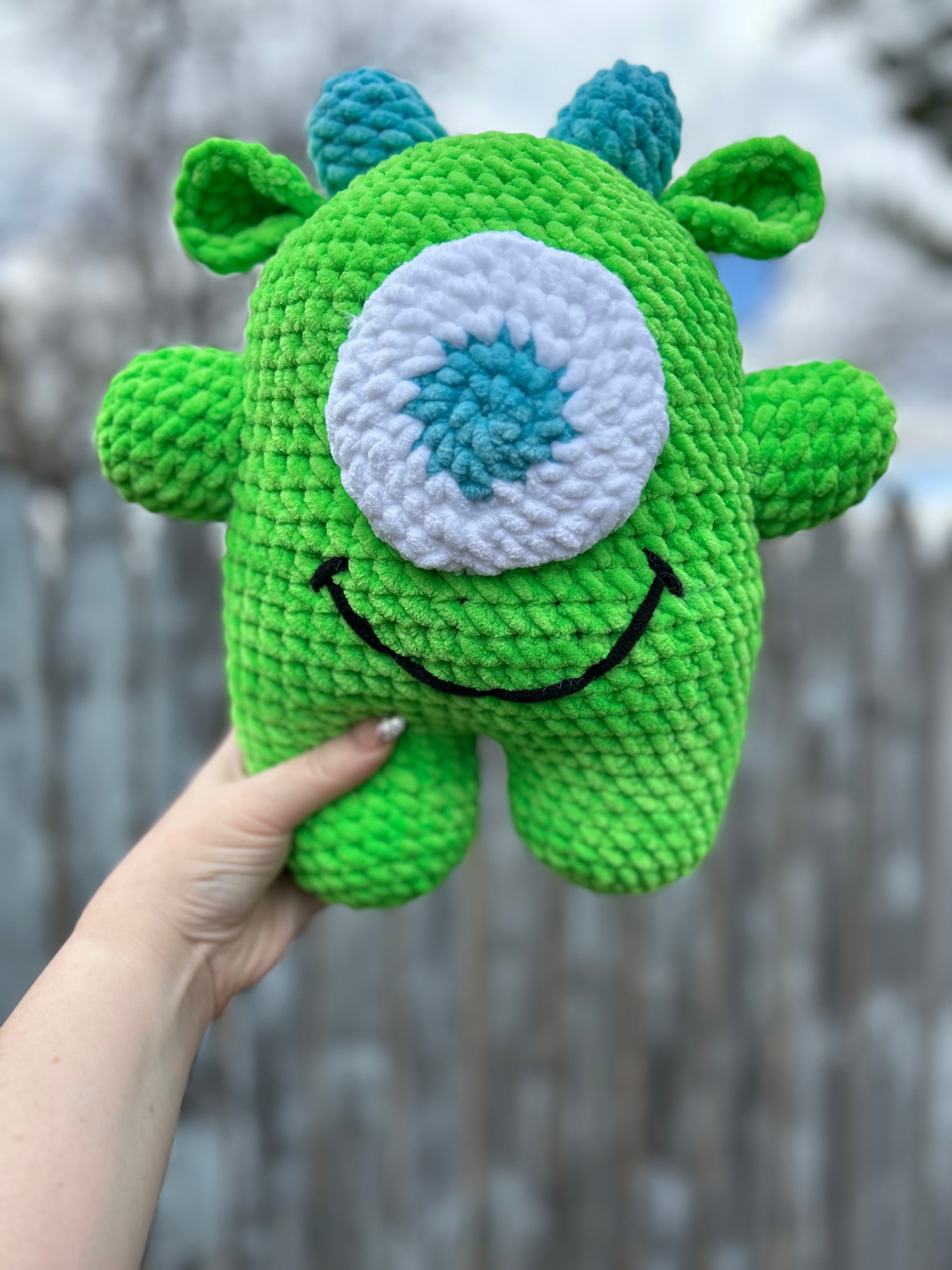 Worry Monster Plushie Crochet Pattern
