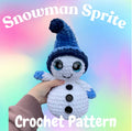 Snowman Sprite Crochet Pattern