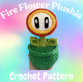 Fire Flower Plushie Crochet Pattern